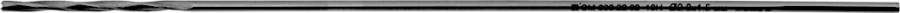 Drill bit 2,8x230 mm, cannulated, article OM.006.22.02