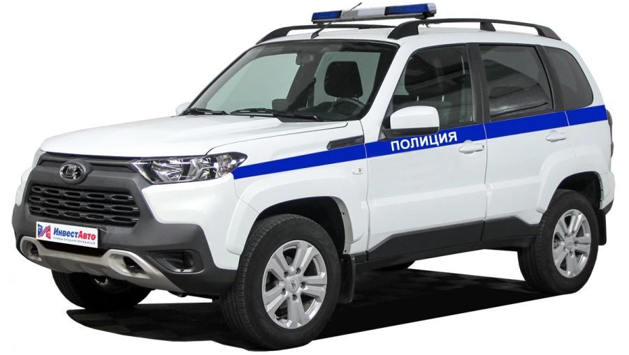 Cars of emergency services and police type M1NT modification M1NTKC on the basis of LADA NIVA, type 2123, modification 212300-.