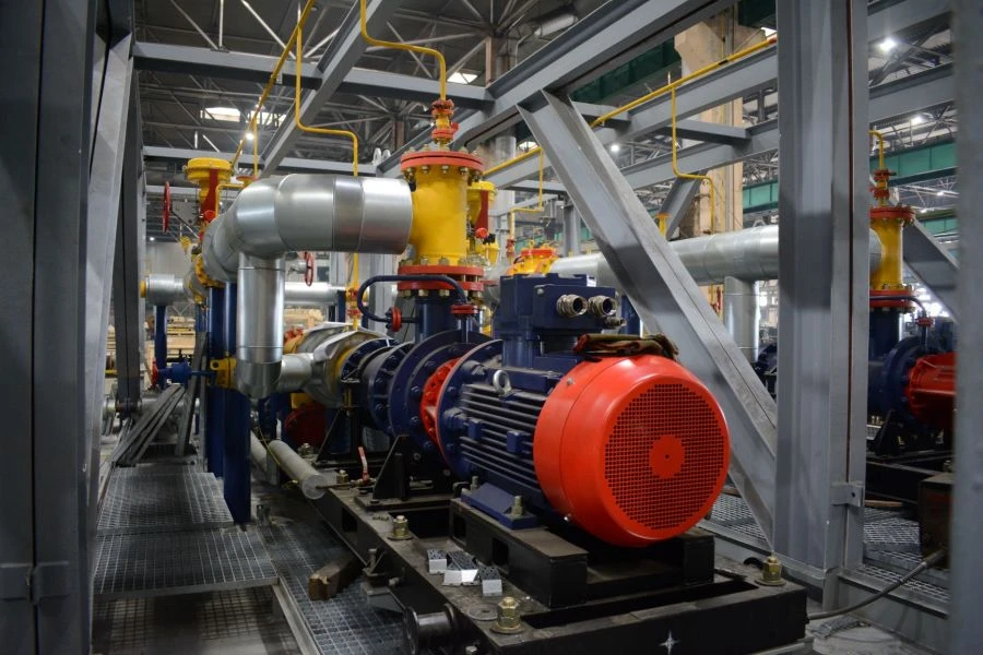 Pumping equipment in block design