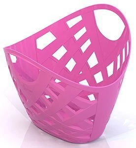 Wicker basket (pink)