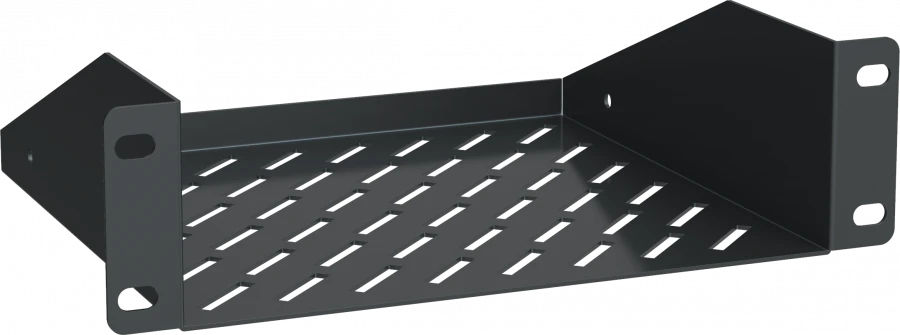 RS05-200P-LWS ITK Cons. shelf 1U deep. 200mm for 10" LINEA WS cabinet black