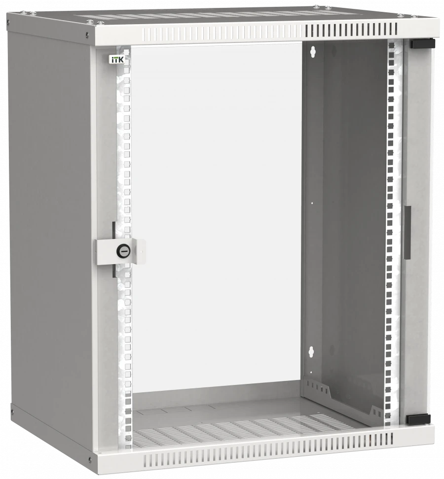 LWE3-15U64-GF ITK Cabinet LINEA WE 15U 600x450mm door glass grey