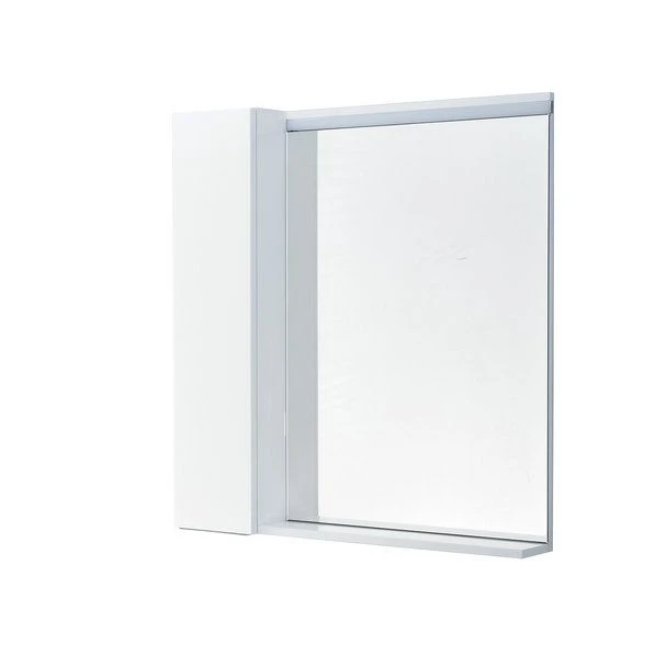 Mirror cabinet Aquaton Renee 80 white, walnut 1A222502NRC801.A222.5.02N.RC8.0