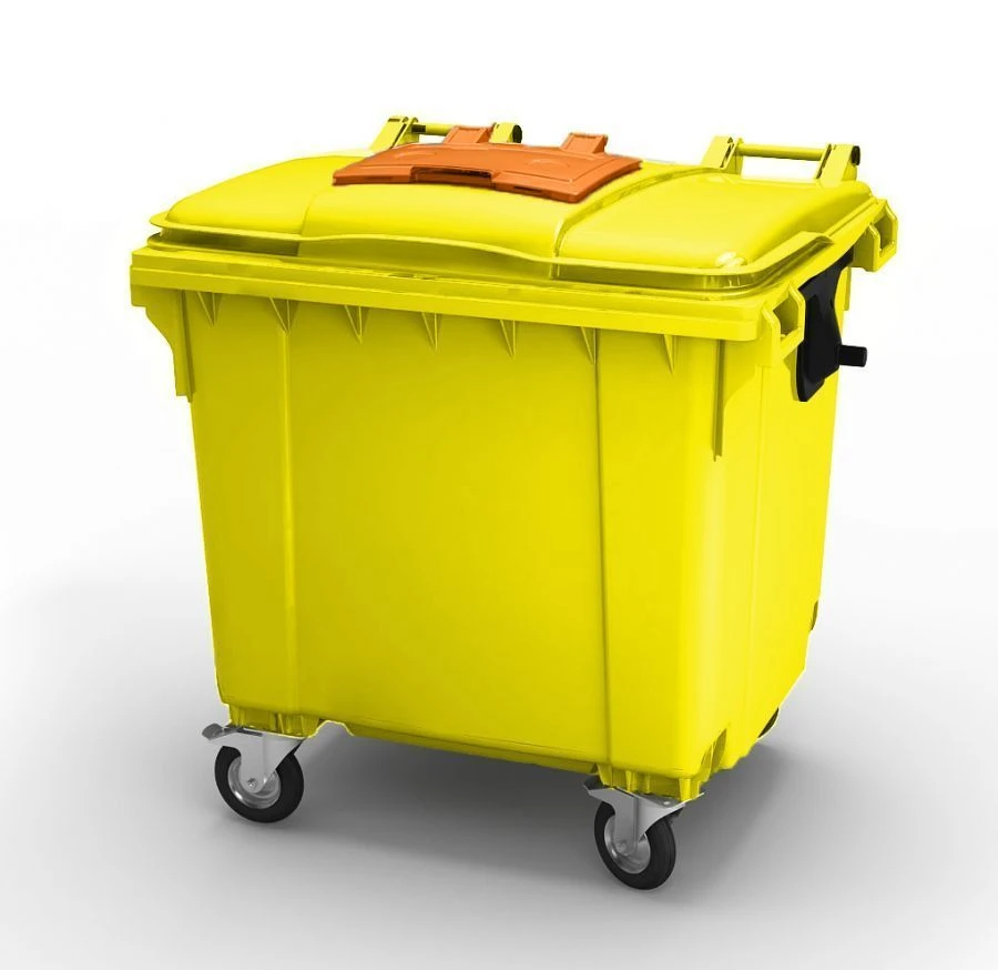 Mobile waste bin 1100 l Art.29.C19.W (20.807.1.20.PE; 21.056.20.PE.W)