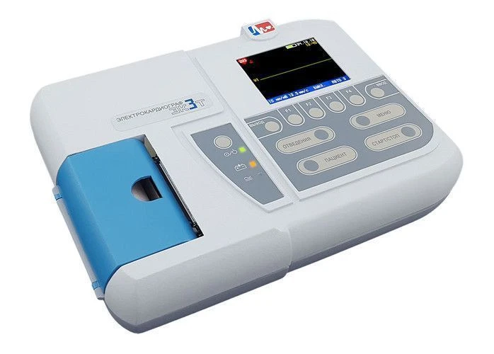 Electrocardiograph one-three-channel miniature EK 3T-01-"R-D": version EK 3T-01-"R-D"/1
