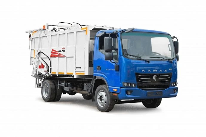 KBR-P8K9 rear loading refuse truck, type KBR-P8K9, base chassis: KAMAZ KOMPAS SV09C1,SV09VA