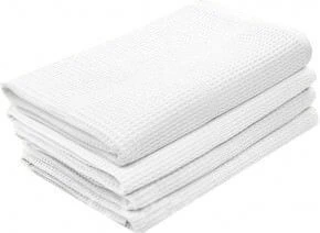 Articles of linen for adults. Kitchen waffle cotton towels.