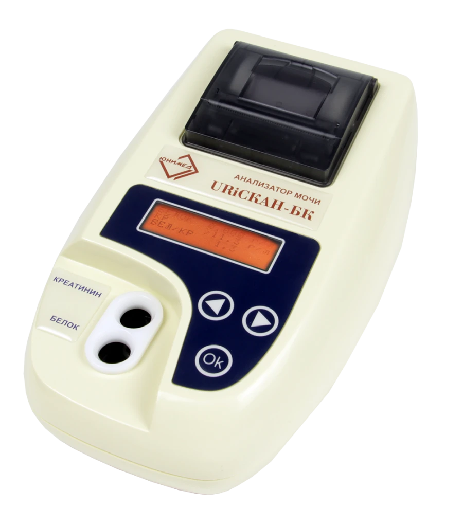 Urine analyser for protein and creatinine determination URiSKAN BK