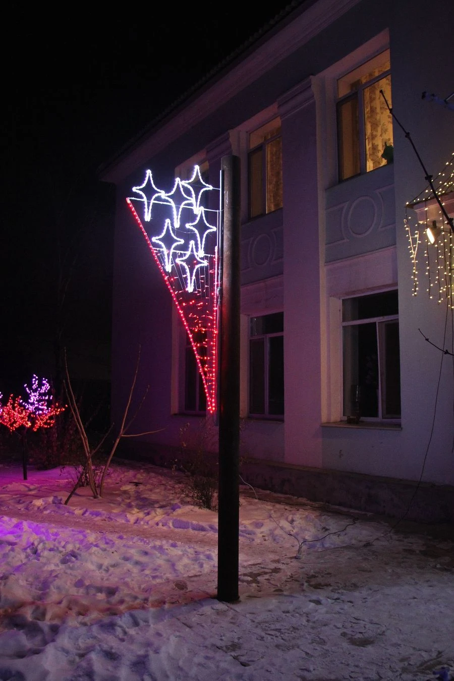 LED console (LED panel) "Milky Way" - decorative street lamp on the brackets (modifications 220V, 24V, 12V)