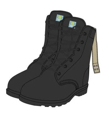 Electrically conductive insulated boots, model Ep-4(0) Tesla