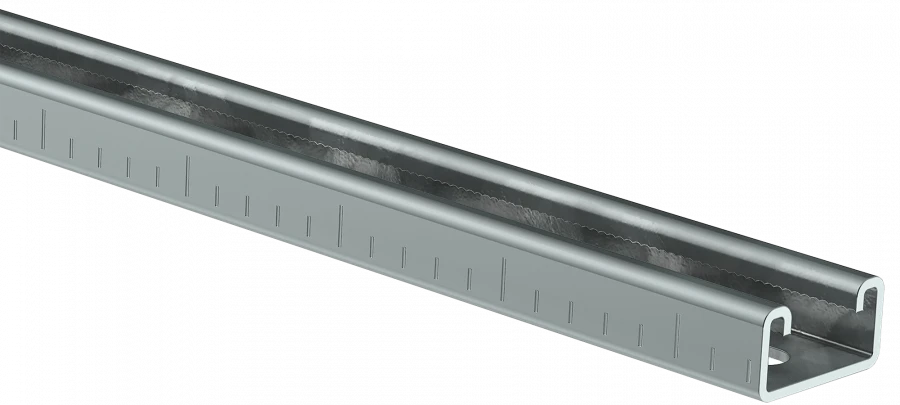 CLP1S-41-21-21-11-15-M-HDZ STRUT profile perforated 41x21x1100-1,5 HDZ IEK