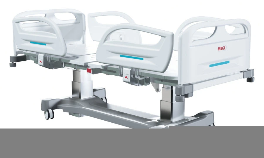 MEGI Meli 2 Medical functional bed with column-type electric height adjustment, plastic backrests, p