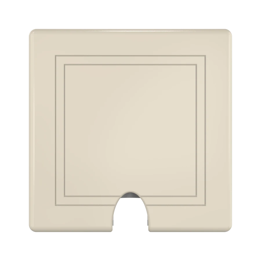 CADUCEUS ALING PRESTIGE Concealed wiring terminal box with cable outlet complete, up to 5?2, 5 mm2, 440V~, beige