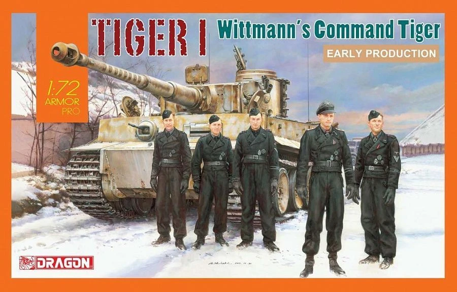 Assembled model of Tiger Witman Tank