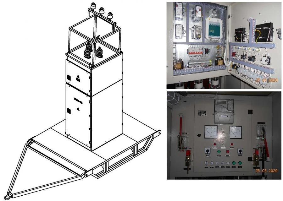 Outdoor quarry cell. Type YAKNO-RB
