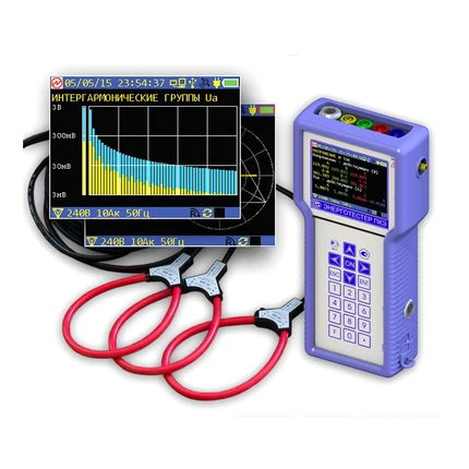 Instruments for measuring quality indicators of electric energy and electric power quantities "Energotester PKE-A" modification.
