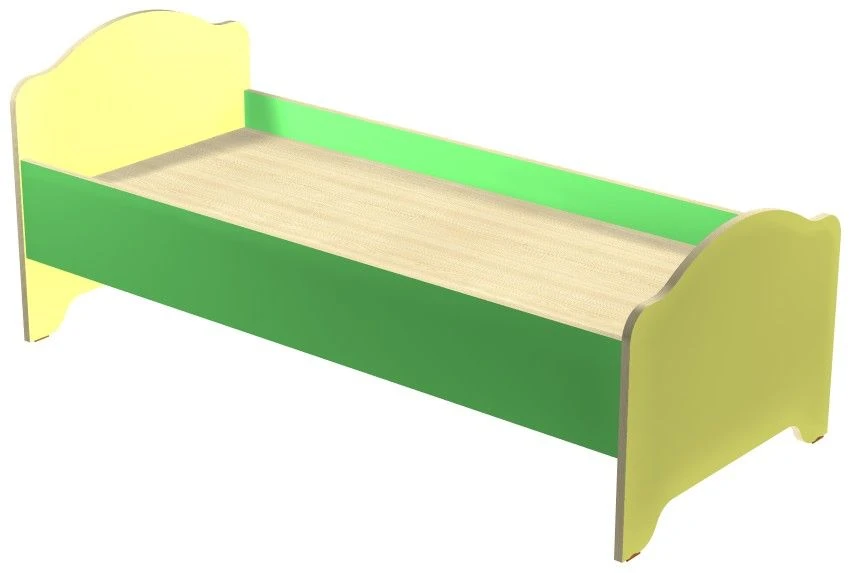 Children's wooden single-drawer single bed Art. no. 11798