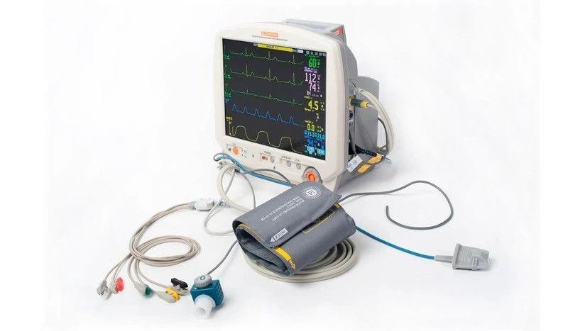Reanimation and anaesthesia monitor for control of a number of physiological parameters MITAR-01-"R-D".