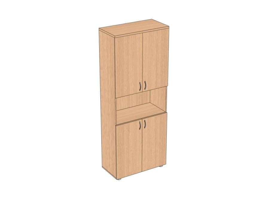 Document cabinet tall, wide 800*405*2025 mm ApShDN-8