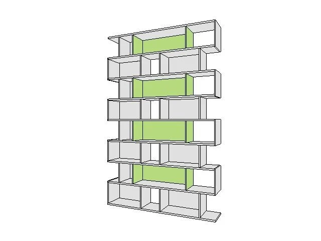 One-sided shelving unit ST-8