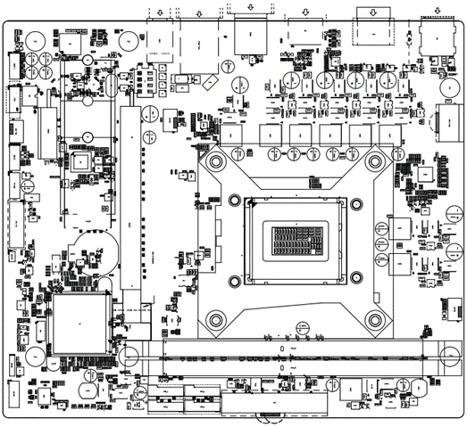 PC motherboard Rikor MSK MA05 KDBA.469555.055.055
