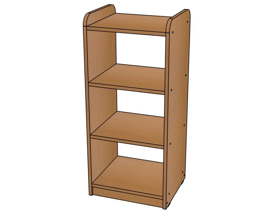 Shelving unit "K-3" H=900 from the set "Fortress" / SZh70