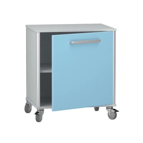Rolling medical cabinet according to TU 32.50.30-008-69573749-2021, article number DM-3-107-05.?2.?3
