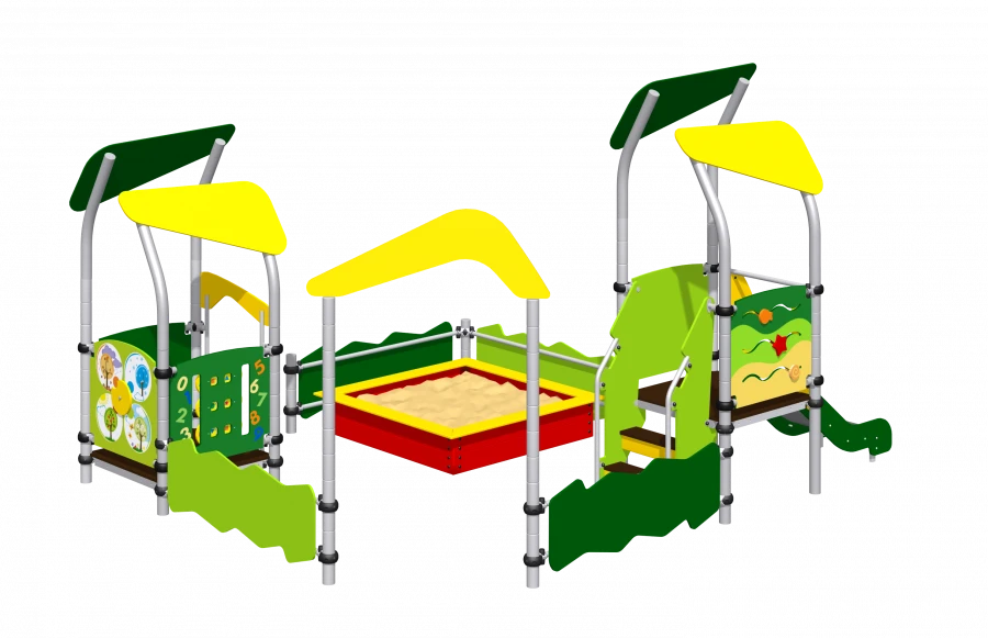 Children's play complex "Sand court with slide" Romana 109.38.01