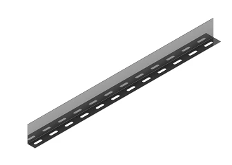 Tray divider ONL RL 000x00, with overall dimensions from 35x2000 mm to 195x3000 mm, thickness 1,2 mm 1,5 mm, steel with a crack