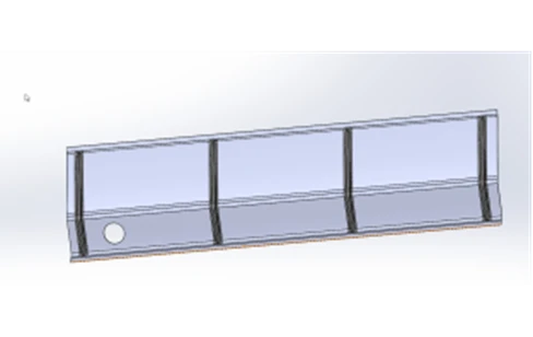 Ceiling panel L=2124 5299230-5702100-50