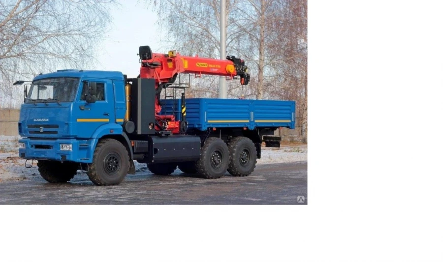Crane-manipulator automobile (flatbed), Flatbed truck with CMU (version with CMU: ANT 7.5-2, ANT 8.5-2, ANT 10LM, ANT 12-2, ANT