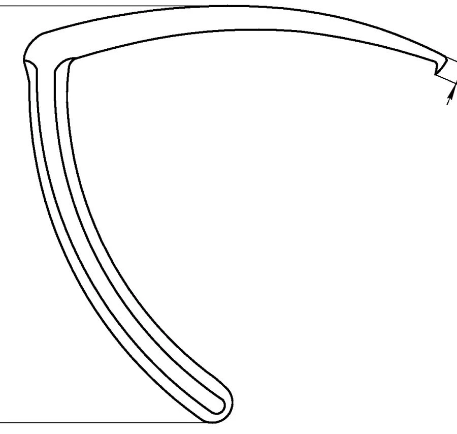 Canal shaping foot, item OM.008.02.00