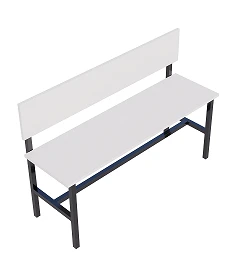 Bench with backrest S.MK.B.2