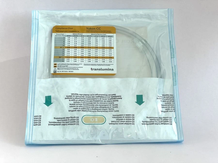 Yukon CC Coronary Stent on delivery system