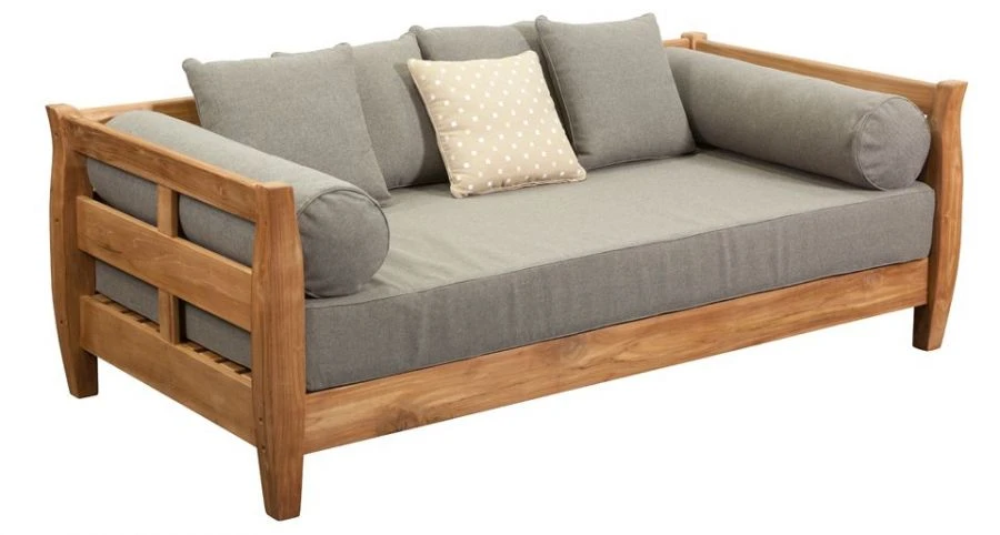 Sofas, sofas, couches with wooden frame, transformable "Aquarelle".