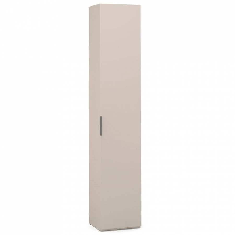 "SOHO" FCC-02.DS, Wardrobe with mirror, 5 shelves gl.400 (beige) from the set of modular furniture "SOHO".
