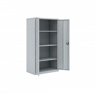 Filing cabinet on metal frame. Referent