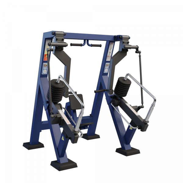 Bench press in sitting position with variable load
