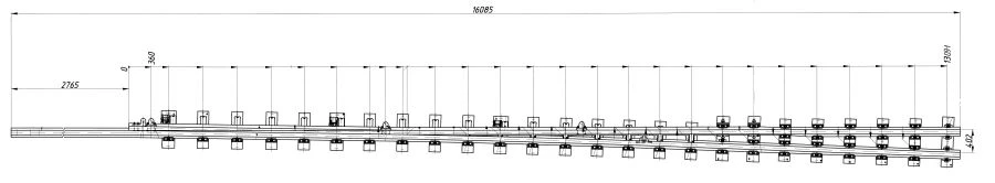 Frame rail with sharp edge of type P65 of mark 1/11 (project 53103.02.000/-01)