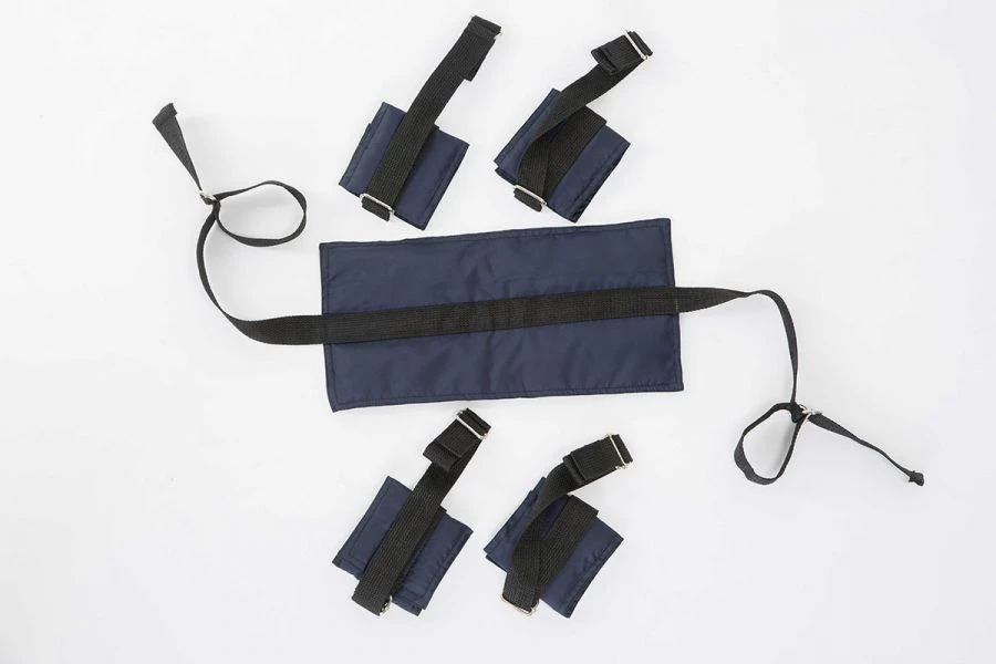 Limb securing strap kit for arms/legs/torso/chest