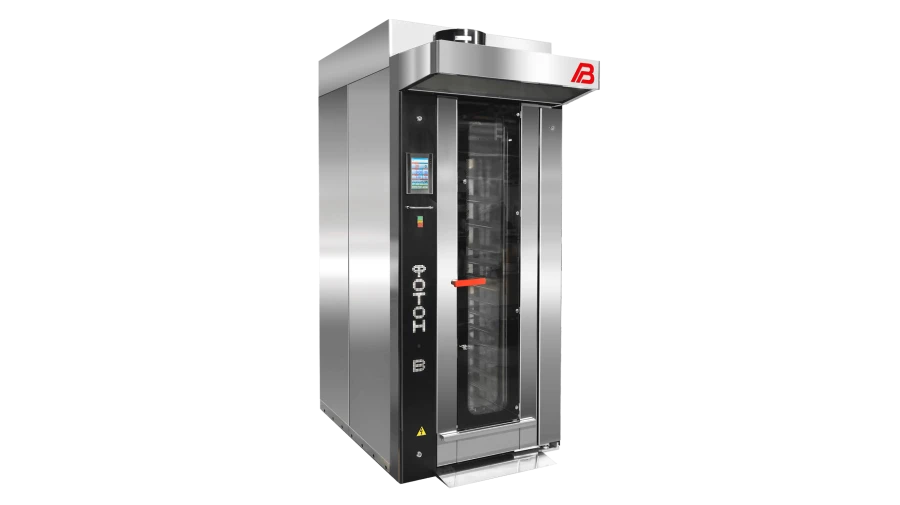 Electric convection oven with rolling trolley "PHOTON" 4,5V rotary oven