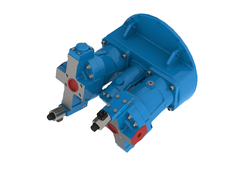 Pumping units with adjustable pumps