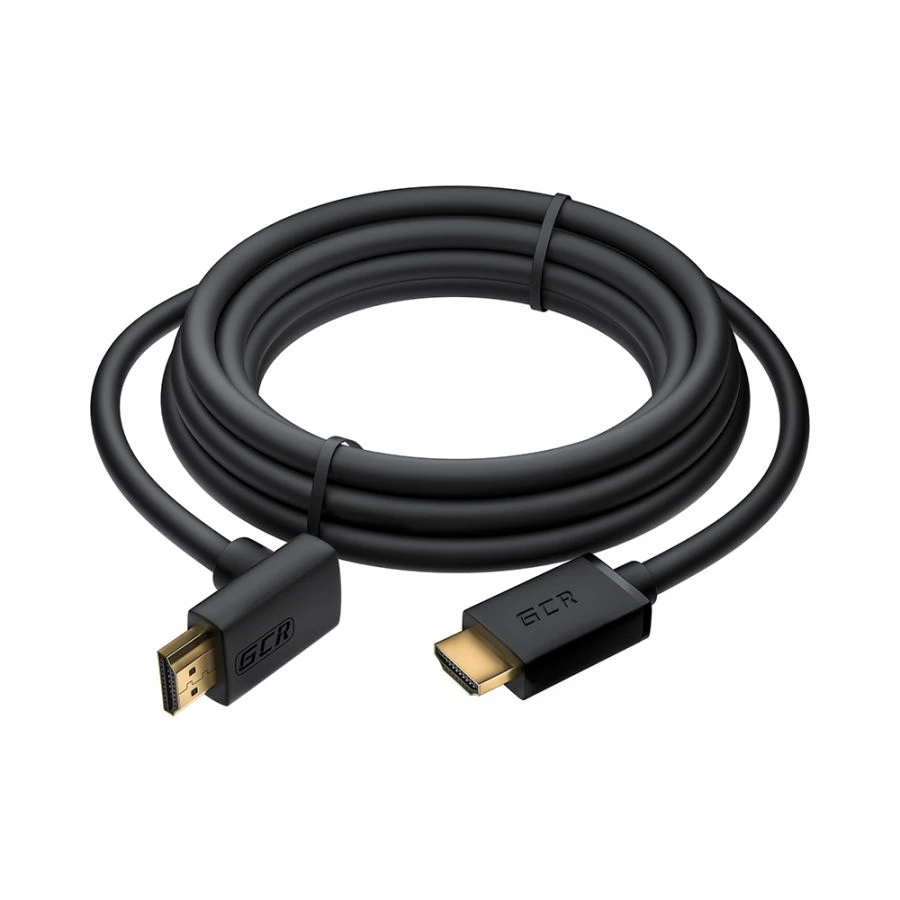 HDMI v2. 0 Video Cable, Model GCR-HMAC4, Angled Connectors