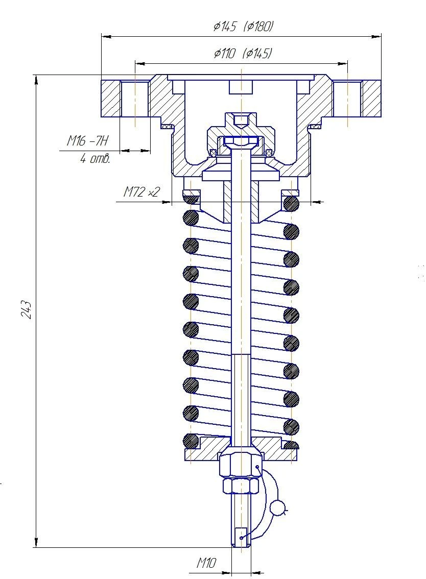 GT7-171225 Safety relief valve Pp16 DN25