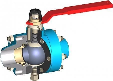 Spherical (ball) cranes type KC