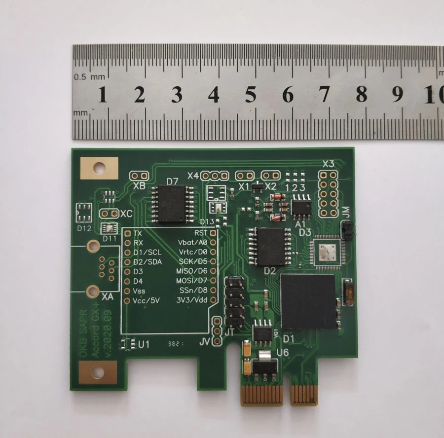 Hardware-software complex of means of information protection from unauthorised access "Accord-AMDZ", developed on the basis of "