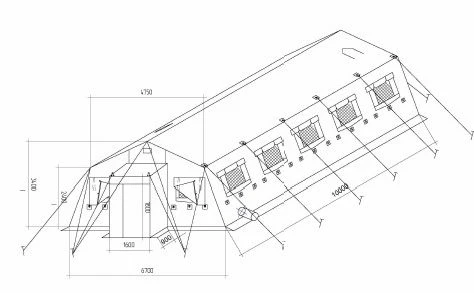 M-30 frame tent
