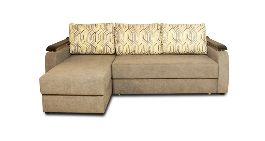 Two-seater sofa on a metal frame, marking of "Yuginteriermebel" Ltd.