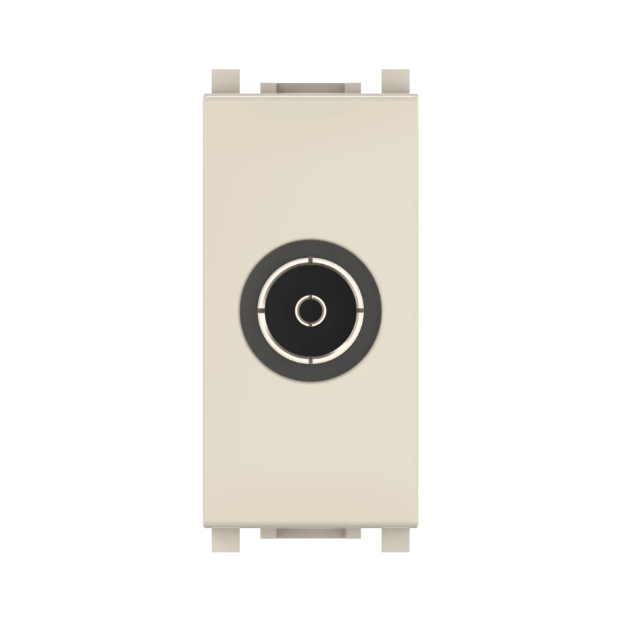 CADUCEUS ALING Experience Flush-mounted FM antenna socket single F/F, 1M, beige, art. no. 74262.9