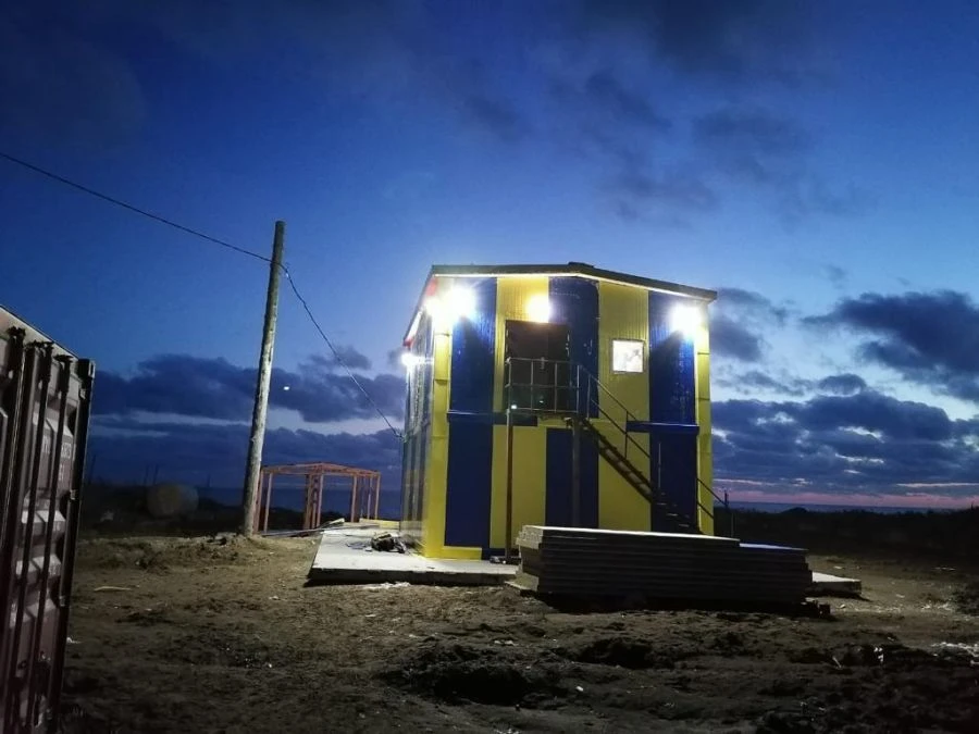 Biological wastewater treatment plants of "SMART-E" series: block modular covered stations of SMART-E-*BN model, wherein